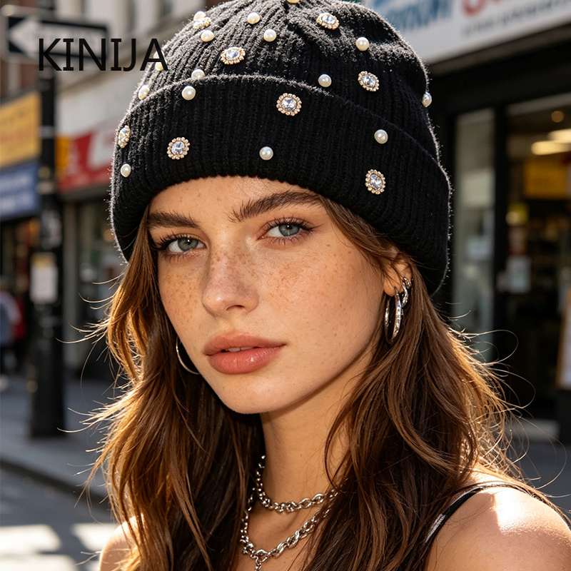 Beanie Cuffed Knit - Gorro de Inverno de Malha com