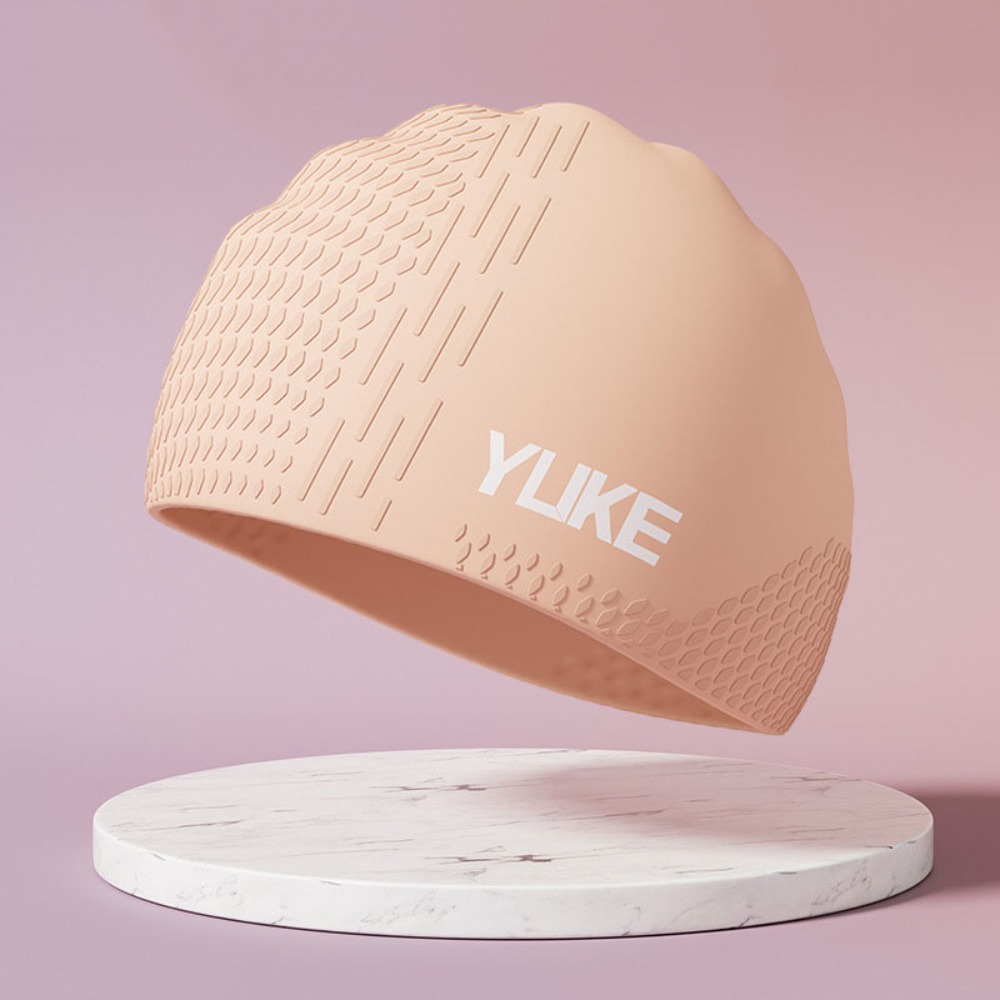 Swim Hat Silicone - Touca de Natação de Cor Sólida,