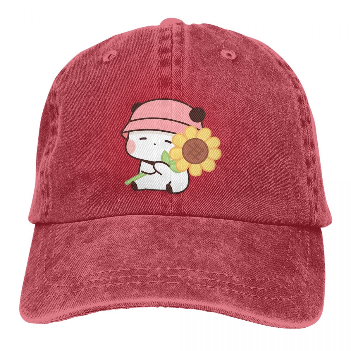 Golf Cap Dad - Boné de beisebol lavado masculino, girassol