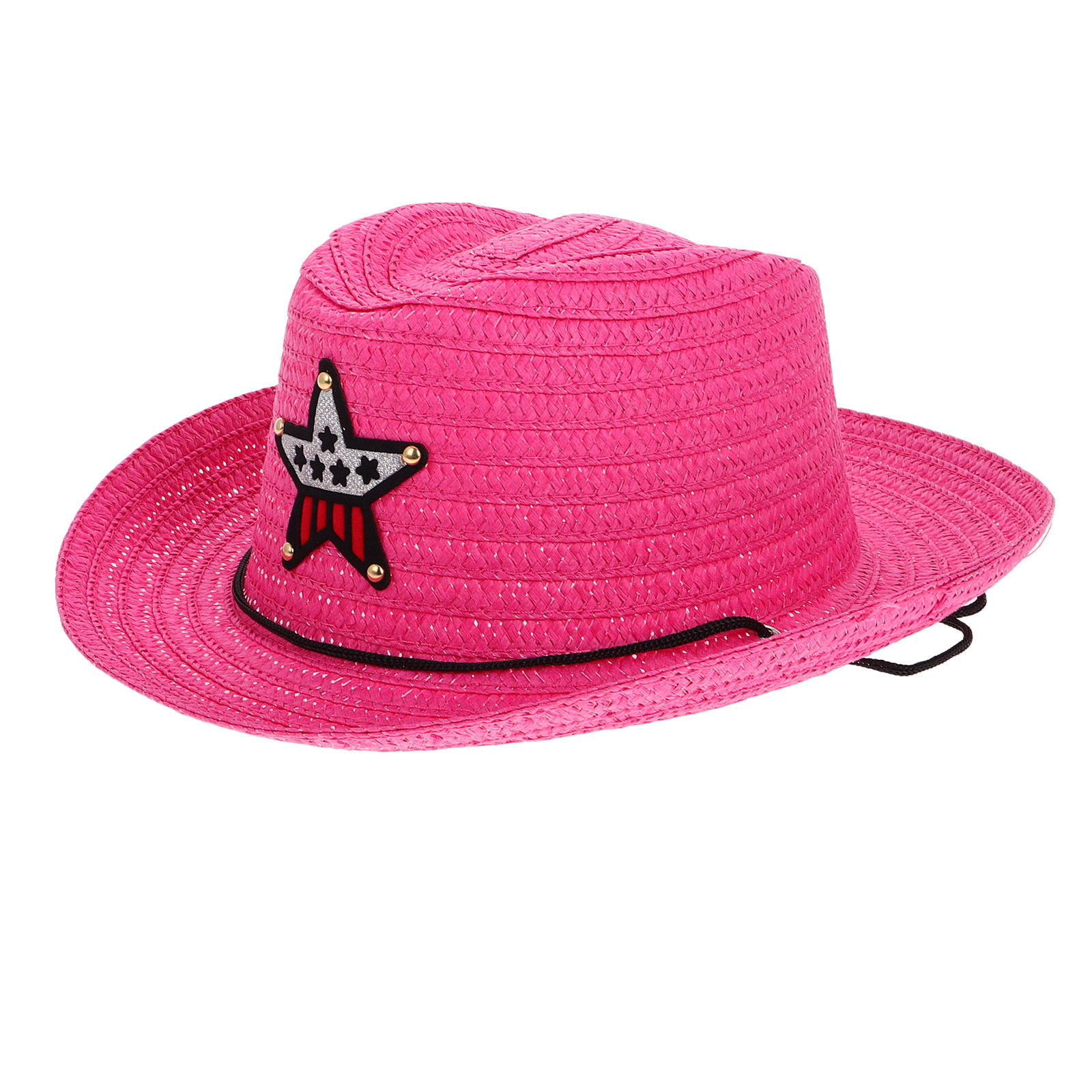 Cowboy Hat Straw - Chapéu de palha estilo cowboy para
