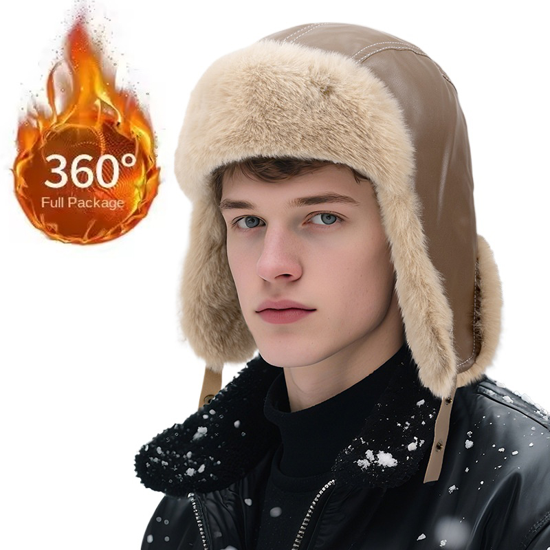 Trapper Hat Ear Flap - Inverno grosso quente russo ushanka chapéu