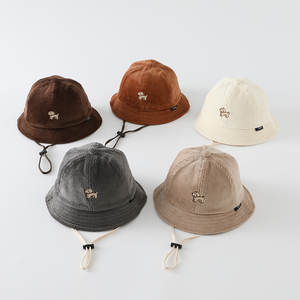 Boné Infantil de Corduroy para - Bucket Hat Cotton avaliação e preço