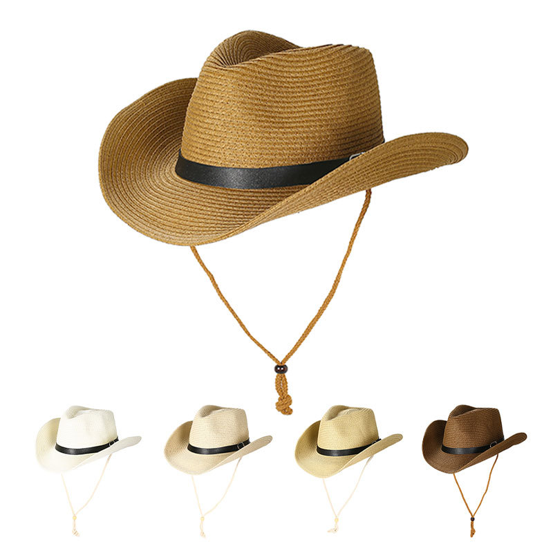 Venda quente primavera ocident - Cowboy Hat Straw avaliação e preço