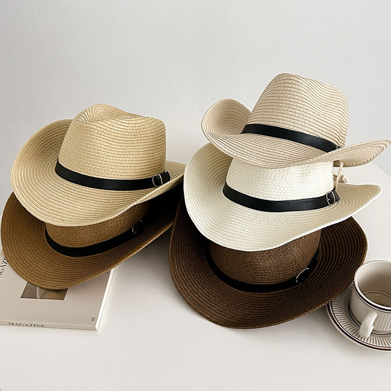 Venda quente primavera ocident - Cowboy Hat Straw avaliação e preço