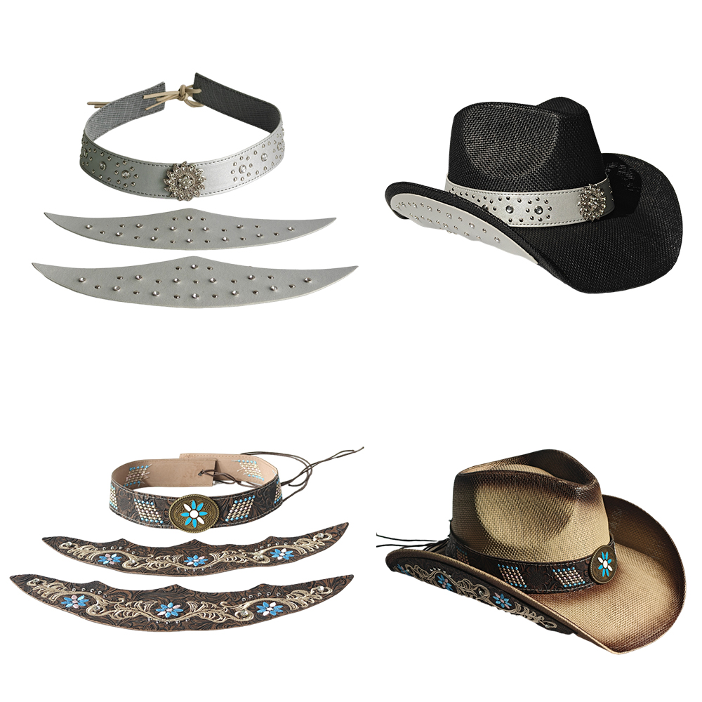 Chapéu de cowboy conjunto de t - Cowboy Hat Straw avaliação e preço