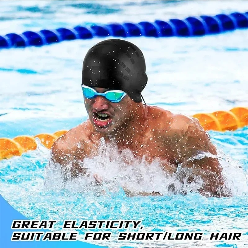 Touca de natação de silicone p - Swim Hat Silicone avaliação e preço