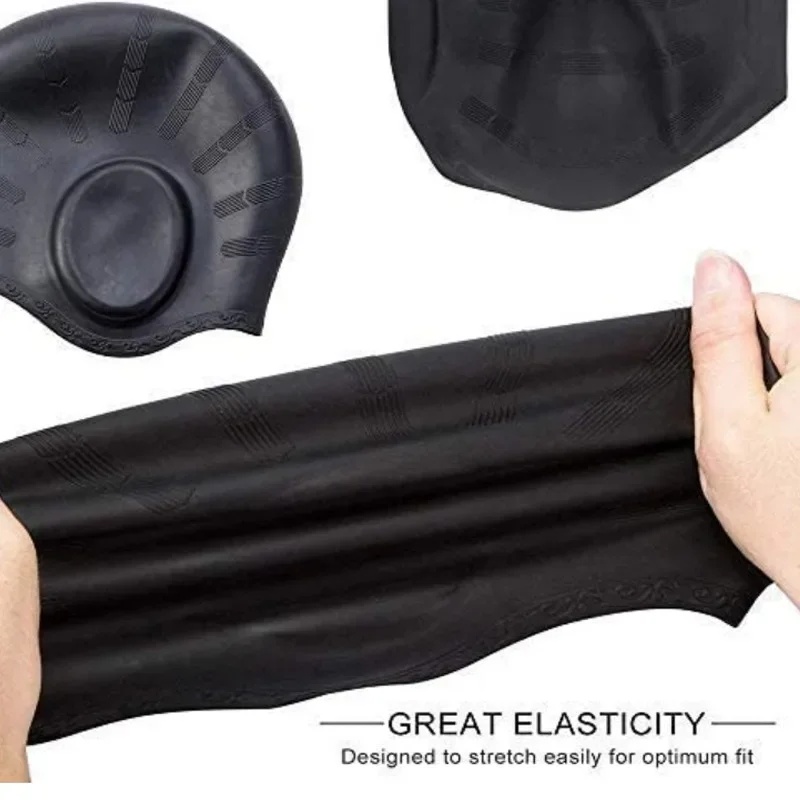Touca de natação de silicone p - Swim Hat Silicone avaliação e preço