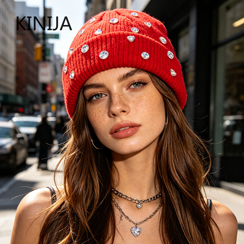Gorro de Inverno Feminino de T - Beanie Cuffed Knit avaliação e preço