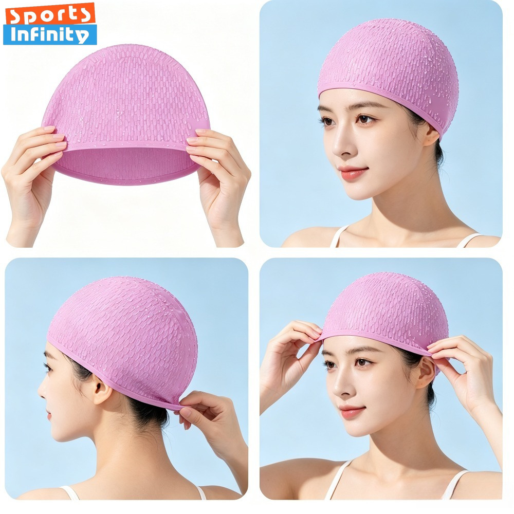 Touca de Natação de Silicone p - Swim Hat Silicone avaliação e preço