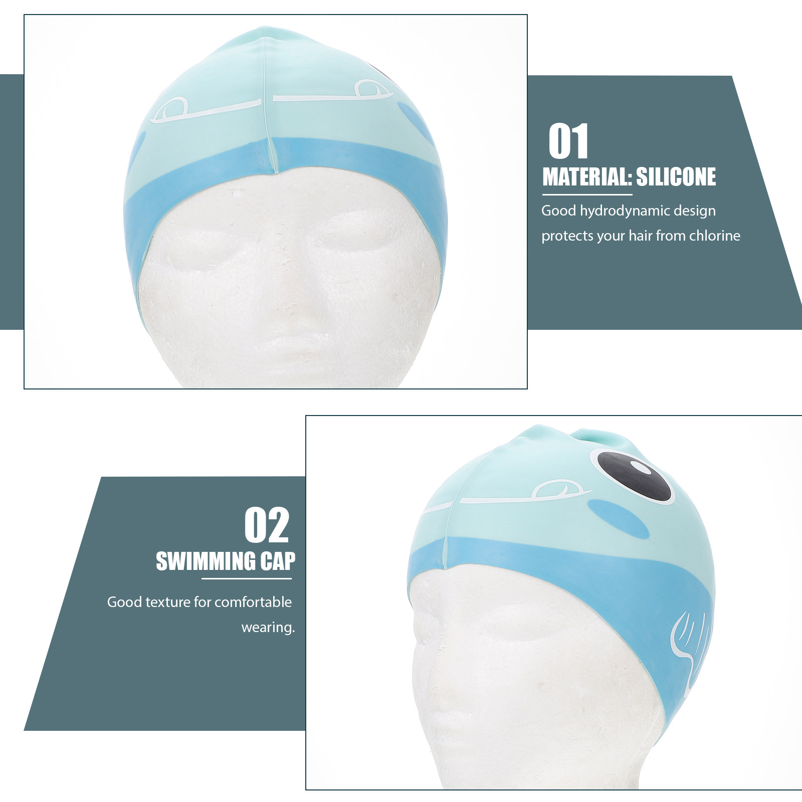 Touca de natação infantil em s - Swim Hat Silicone avaliação e preço