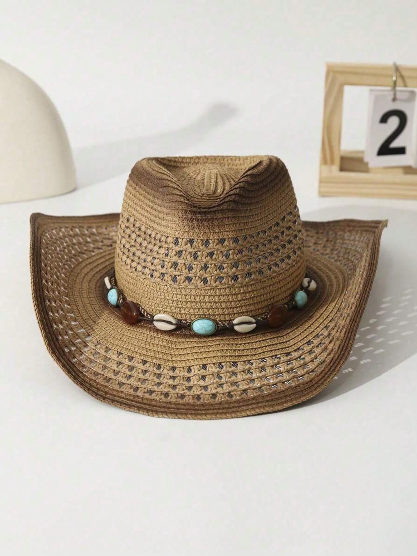 Chapéu de Cowboy Unissex de Pa - Cowboy Hat Straw avaliação e preço