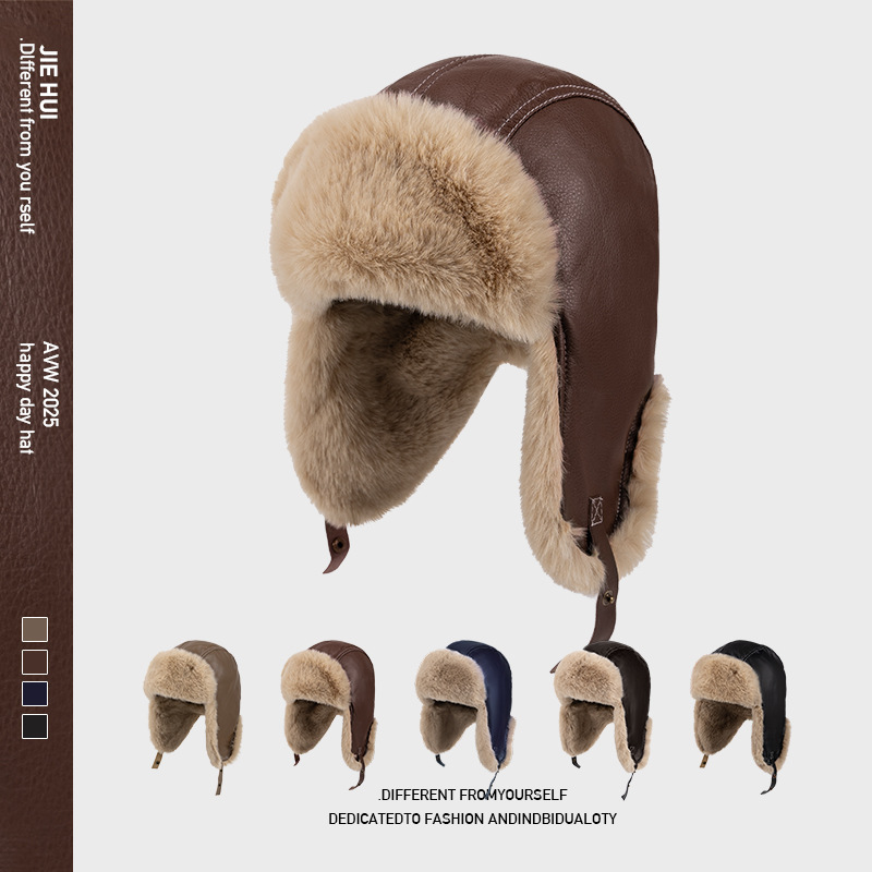 Chapéus de Inverno Masculinos  - Trapper Hat Ear Flap avaliação e preço