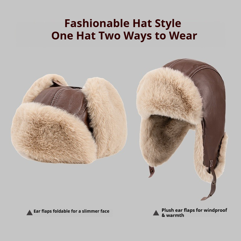 Chapéus de Inverno Masculinos  - Trapper Hat Ear Flap avaliação e preço