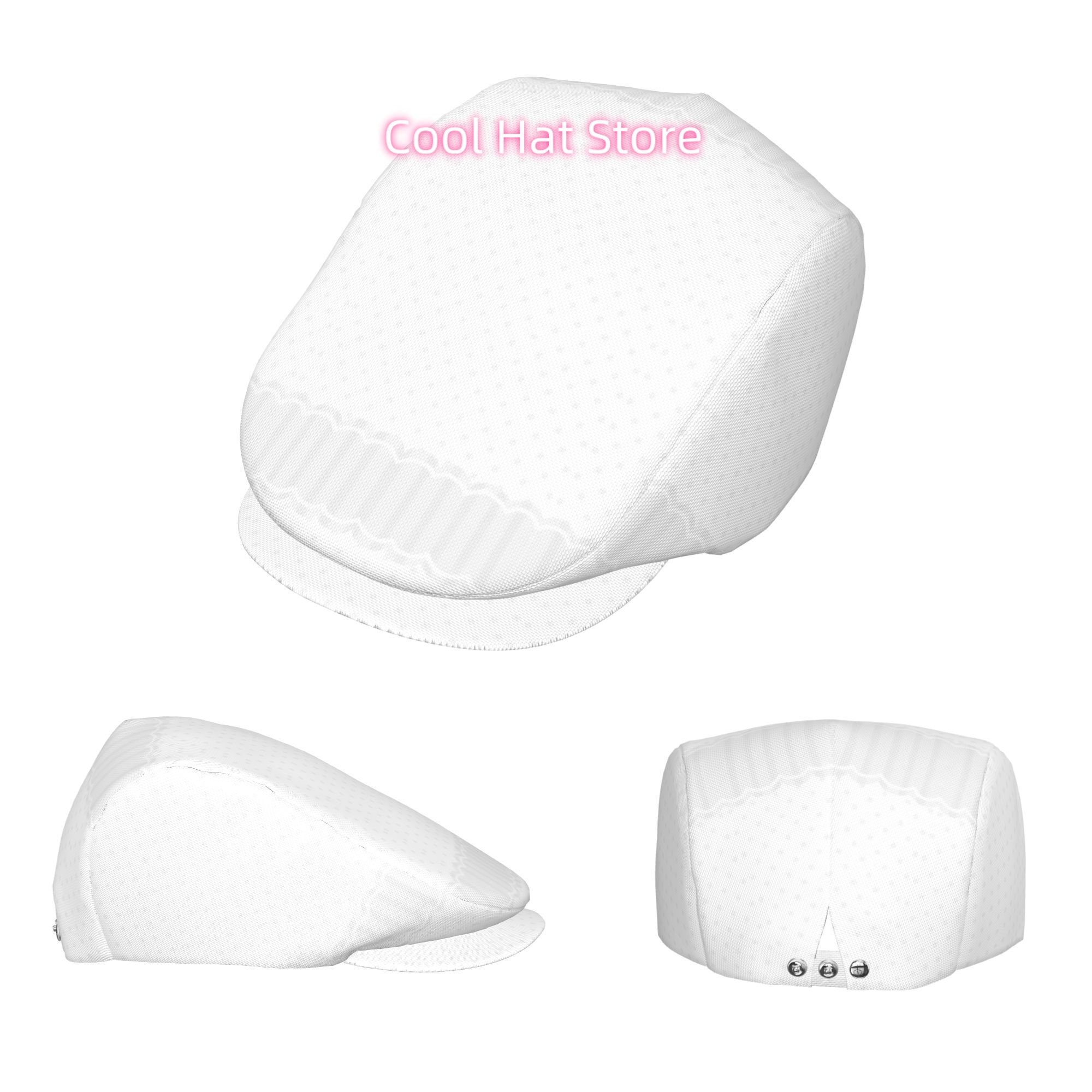 Boné de aba reta com detalhes  - Newsboy Cap Ivy avaliação e preço